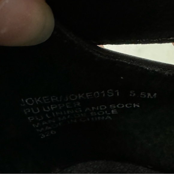 Steve Madden Joker Black Pointed Toe Buckle Heeled Boots Ankle Boots Minimalist - Picture 7 of 8